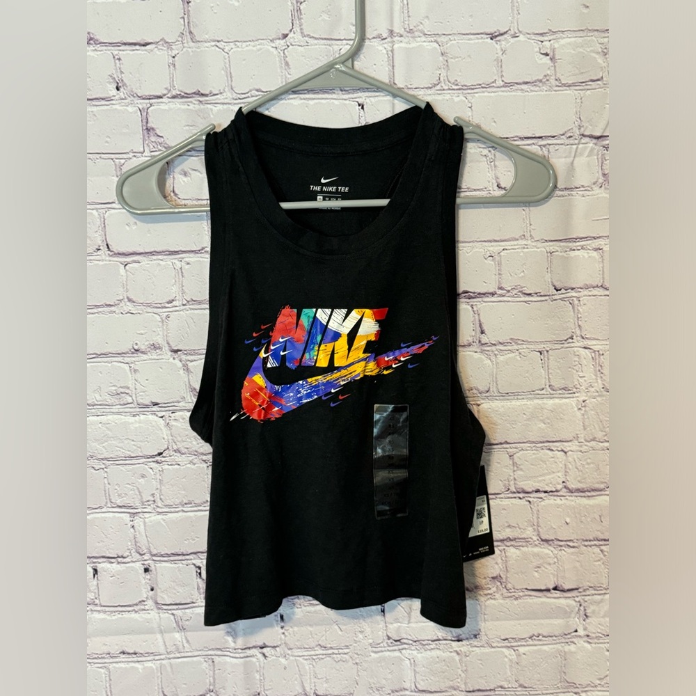 Nike Black Graphic Tank Top